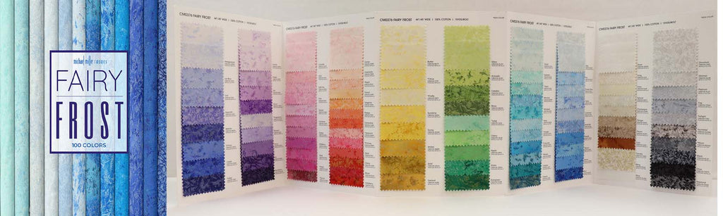 CARD014 Fairy Frost Color Card - 100 colors